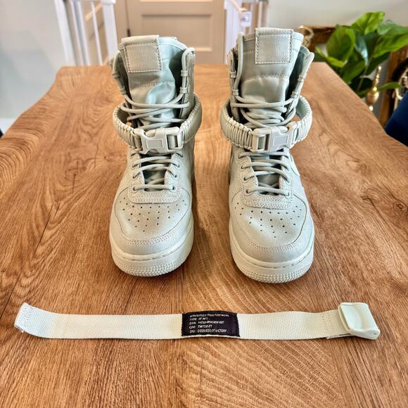 Nike | SF AF1 Air Force 1 Force Is Female Micah Green | 857872-006| Wm’s Size 6 - Picture 2 of 16